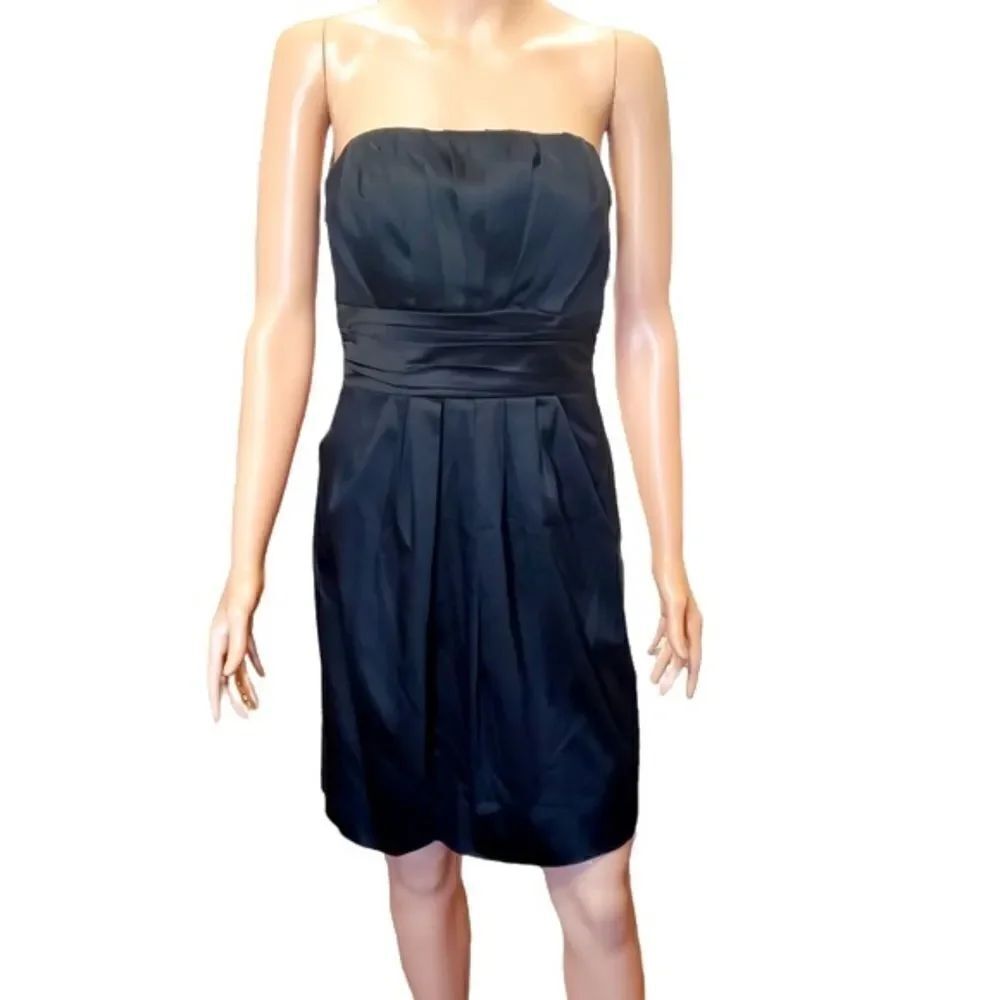 Dusk Black Strapless Cocktail Dress Sz 4